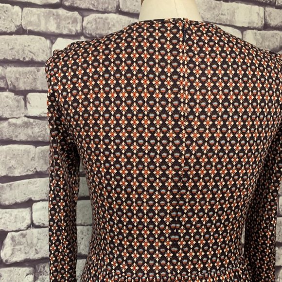 🎉Host Pic🎉Tory Burch Silk L-Sleeve Dress Size SP - Picture 8 of 10